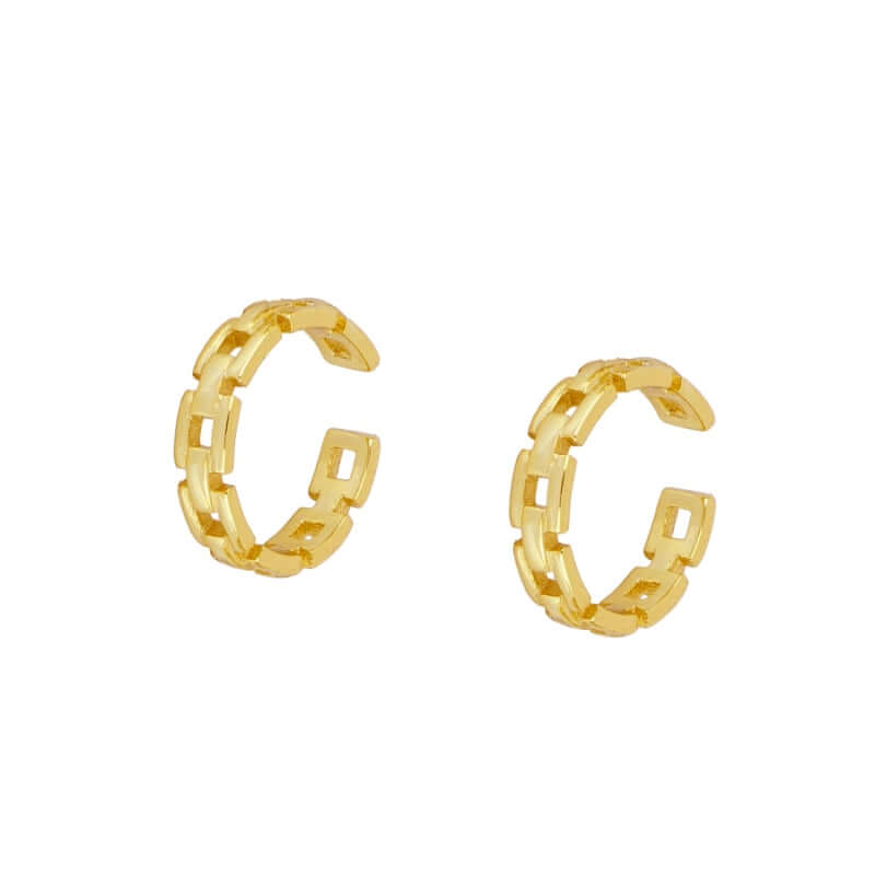 LINK Ohrmanschette, 925 Sterling Silber Earcuff Ohrschmuck