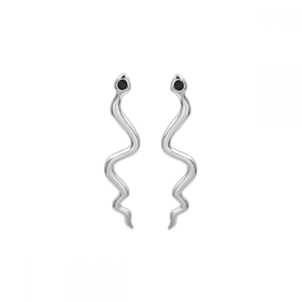 Ohrringe Schlange | 925er Vergoldet Ohrstecker
