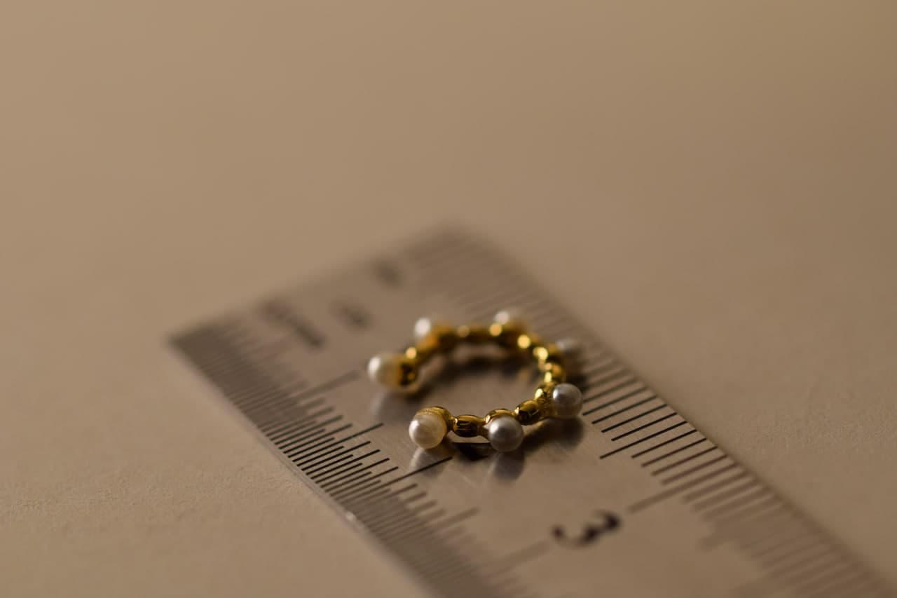 Perle Earcuff | Conch Ohrmanschette | 925 Sterling Silber