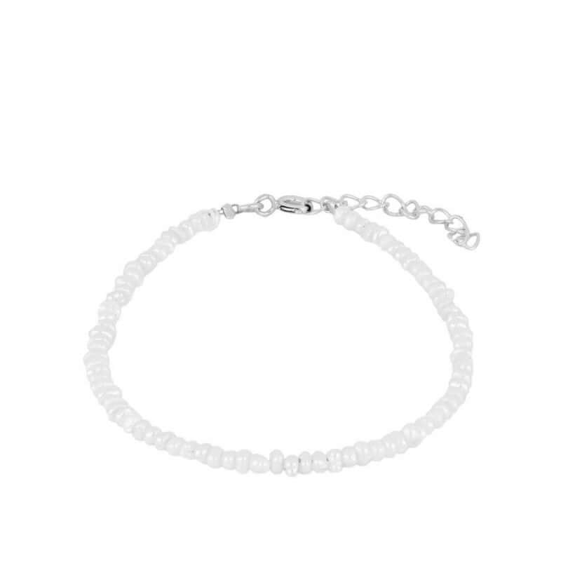 PERLENARMBAND | 925er Silber Perlenarmband Damen
