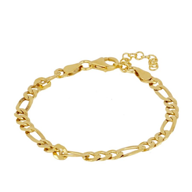 Kettenarmbänder | Figaro Silber Armband