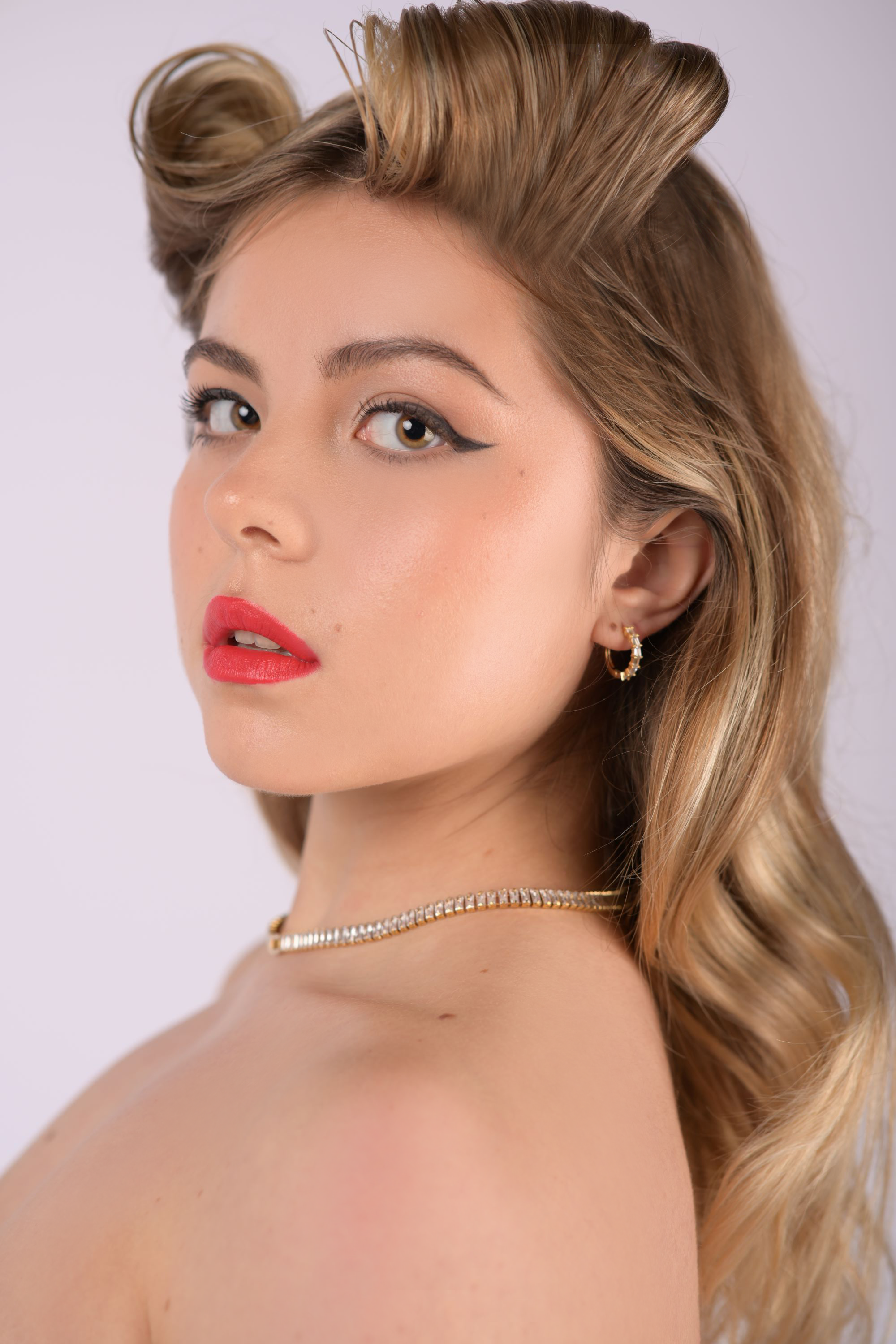 Full Cubes Tennis Halskette, Edelstahl Halskette 37cm