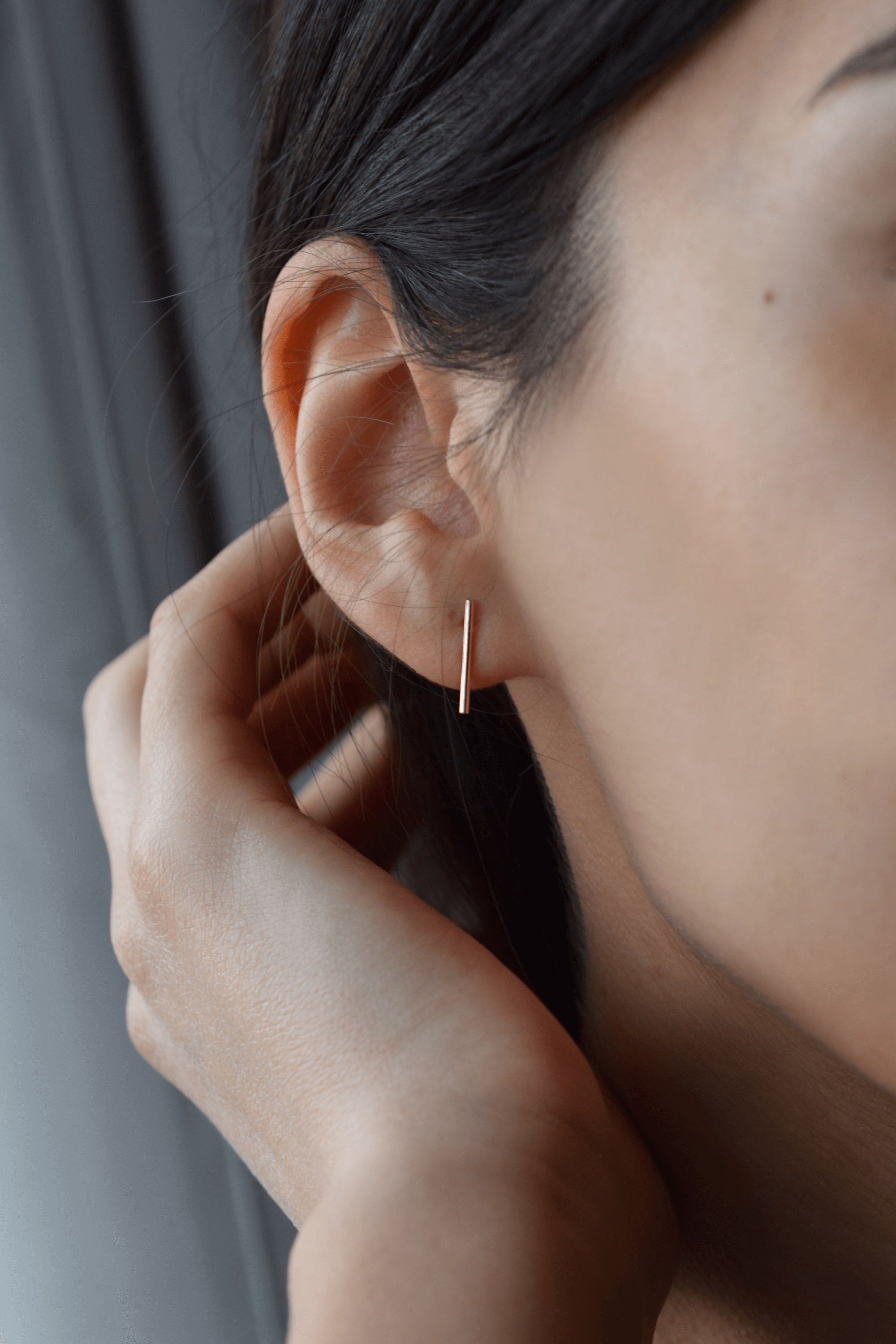 Stab ohrringe | 925er Vergoldet Ohrschmuck