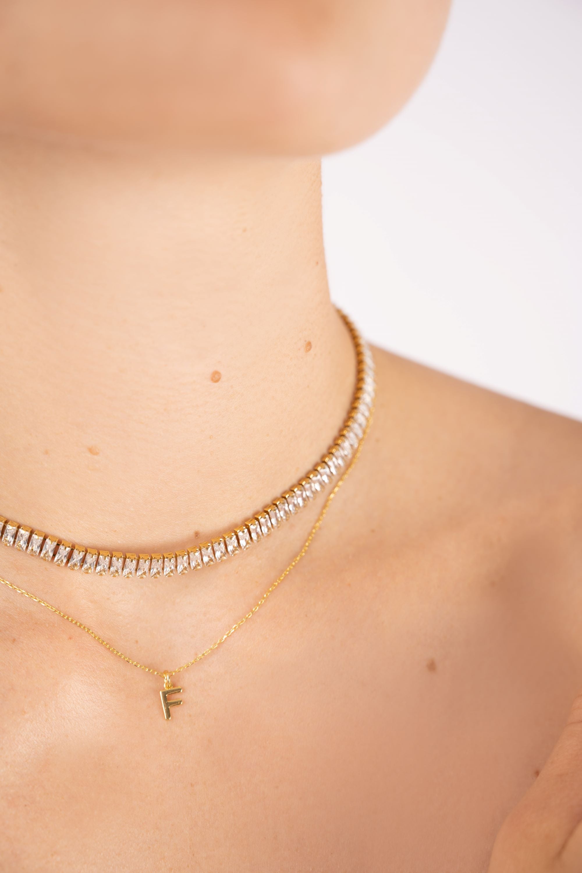 kette initialen | 925 Sterling Silber Halskette mit Anhänger