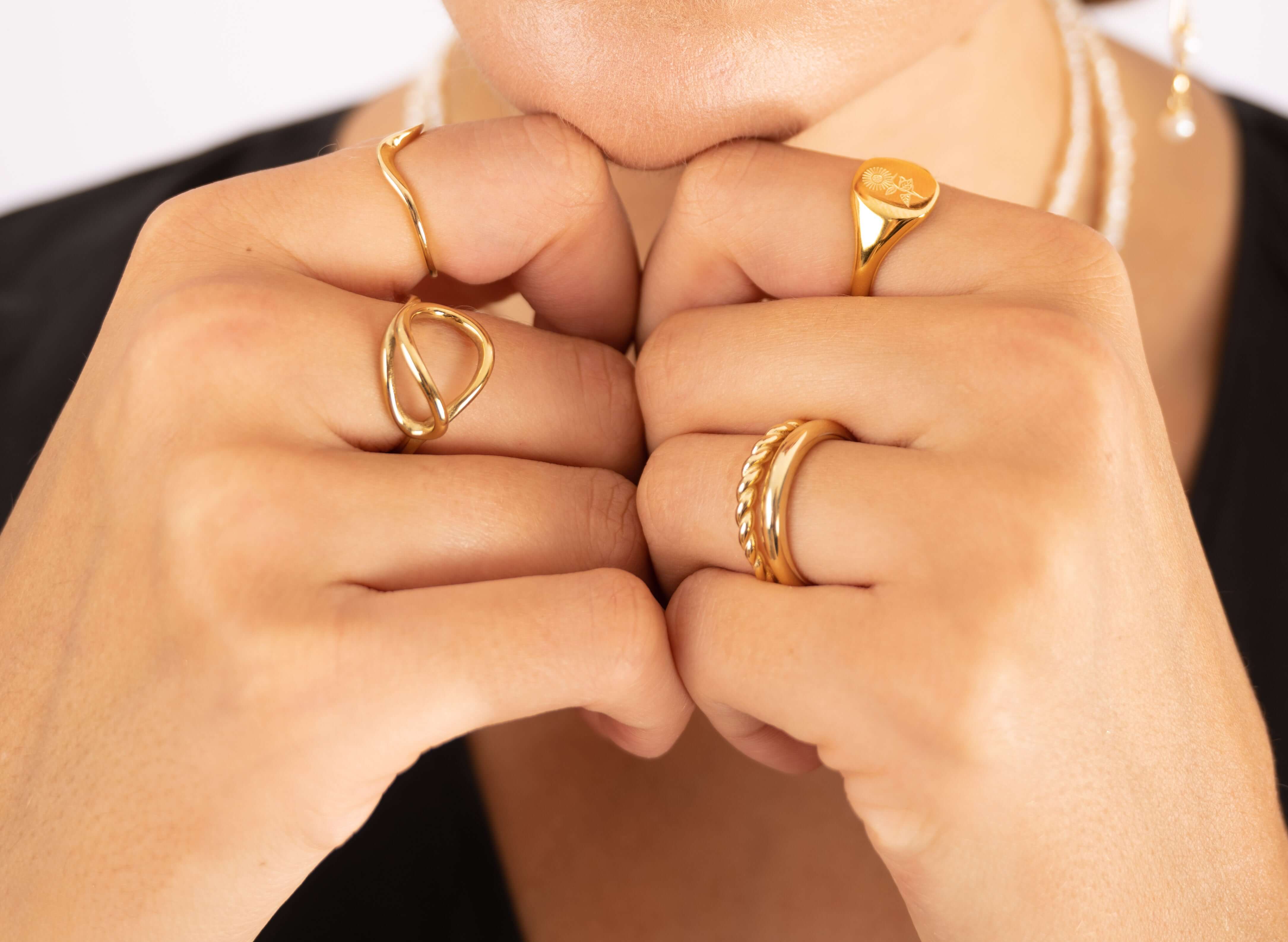 DOUBLE RING, 925 Sterling Silber Ring