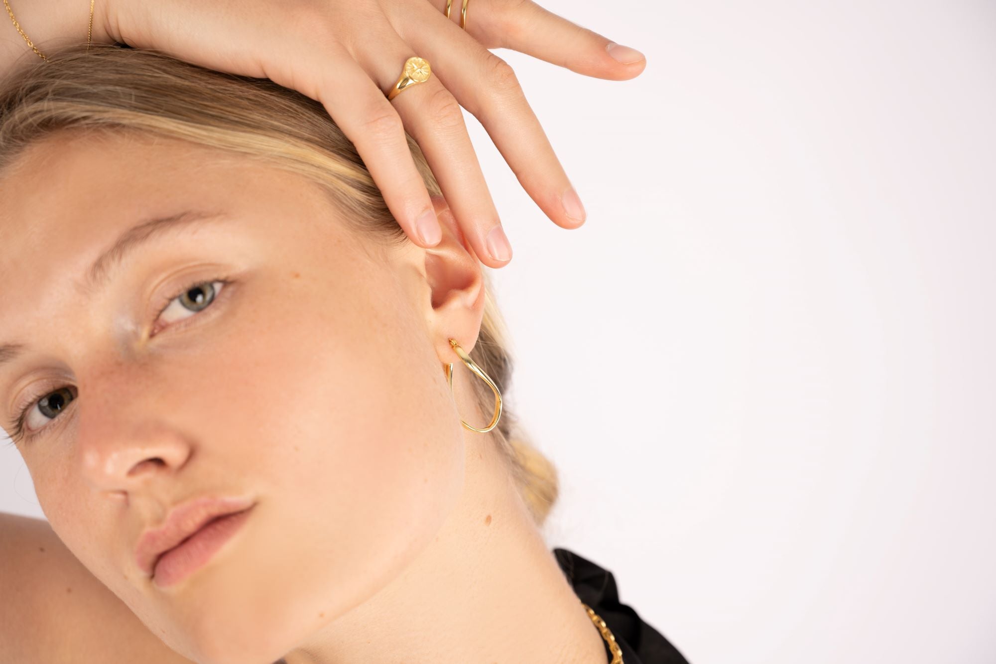 Silber Kreolen | Designer Ohrringe