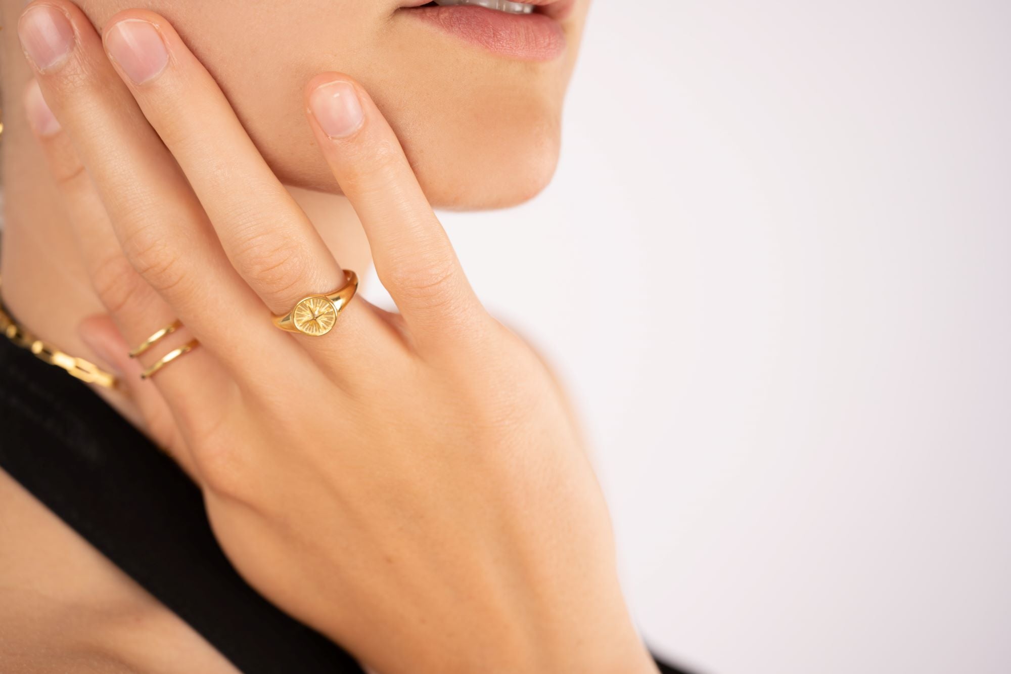 TWO TRACK RING, 925 Sterling Silber Ring