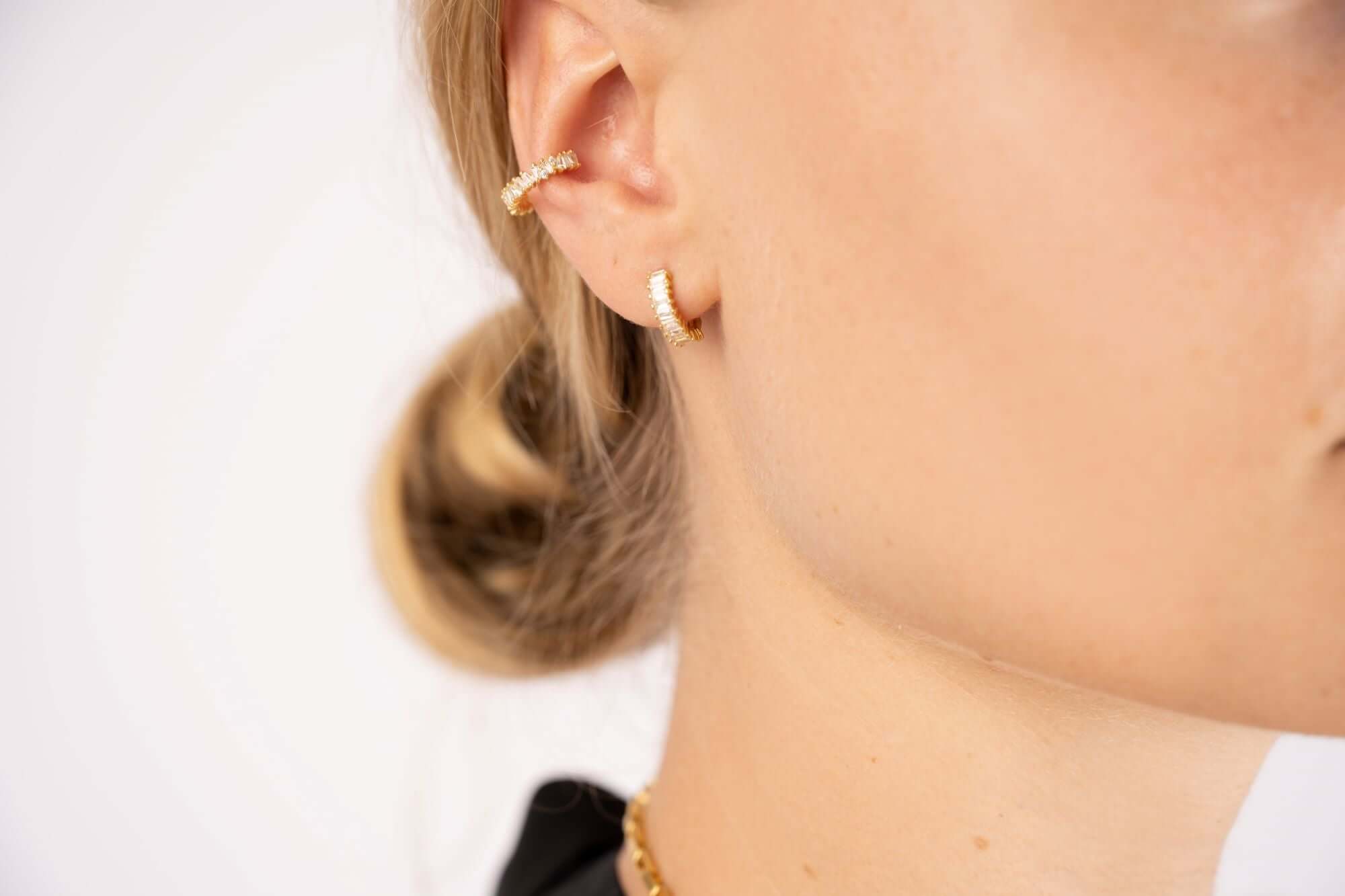 RHYTHM EARCUFF, 925 Sterling Silber Ohrklemme 11mm