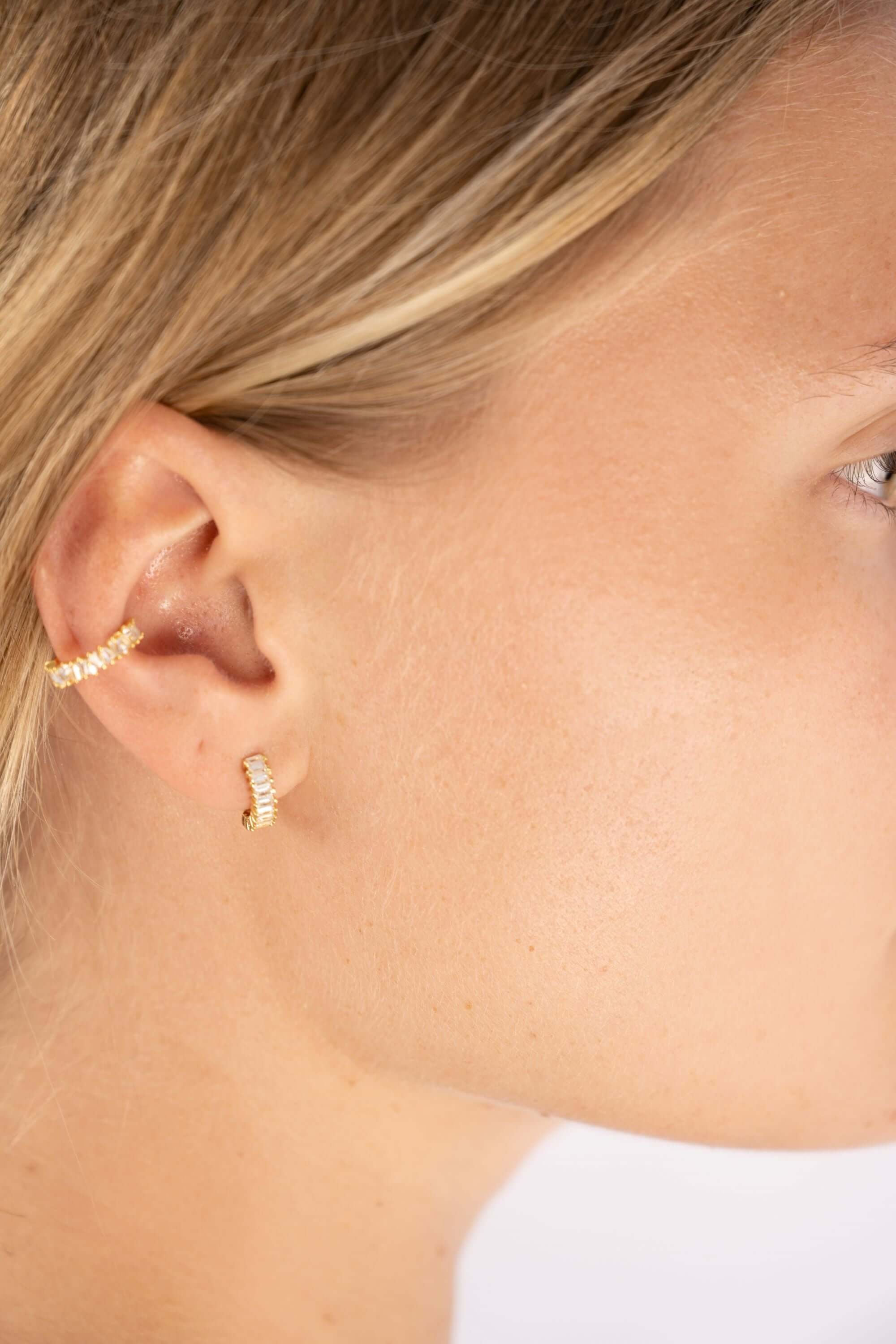 RHYTHM EARCUFF, 925 Sterling Silber Ohrklemme 11mm