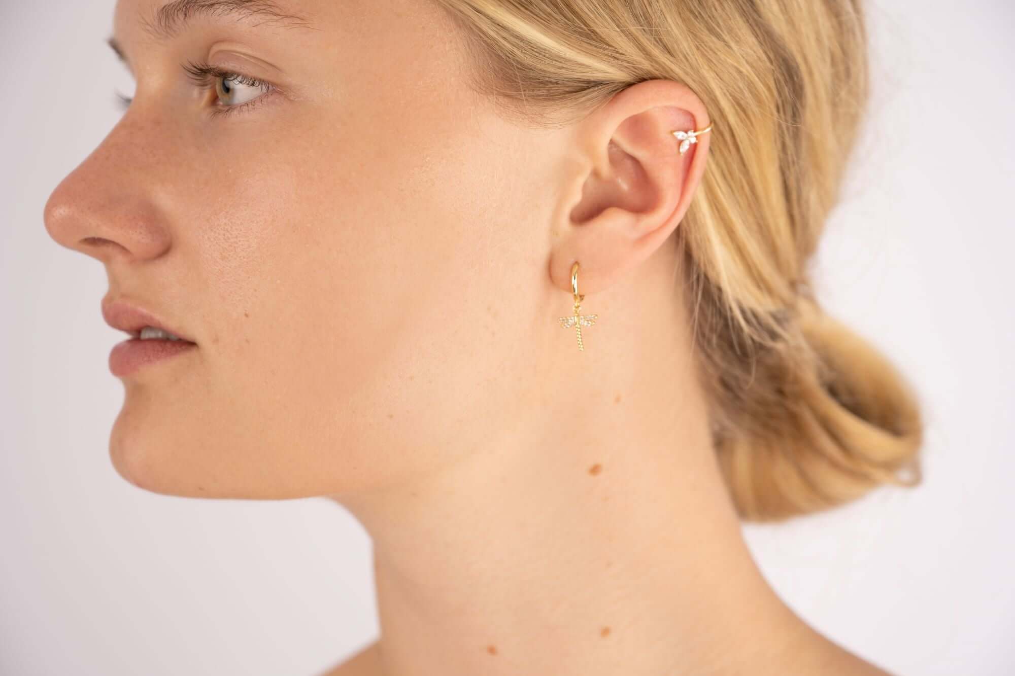 butterfly EARCUFF , 925 Sterling Silber Ohrmanschette