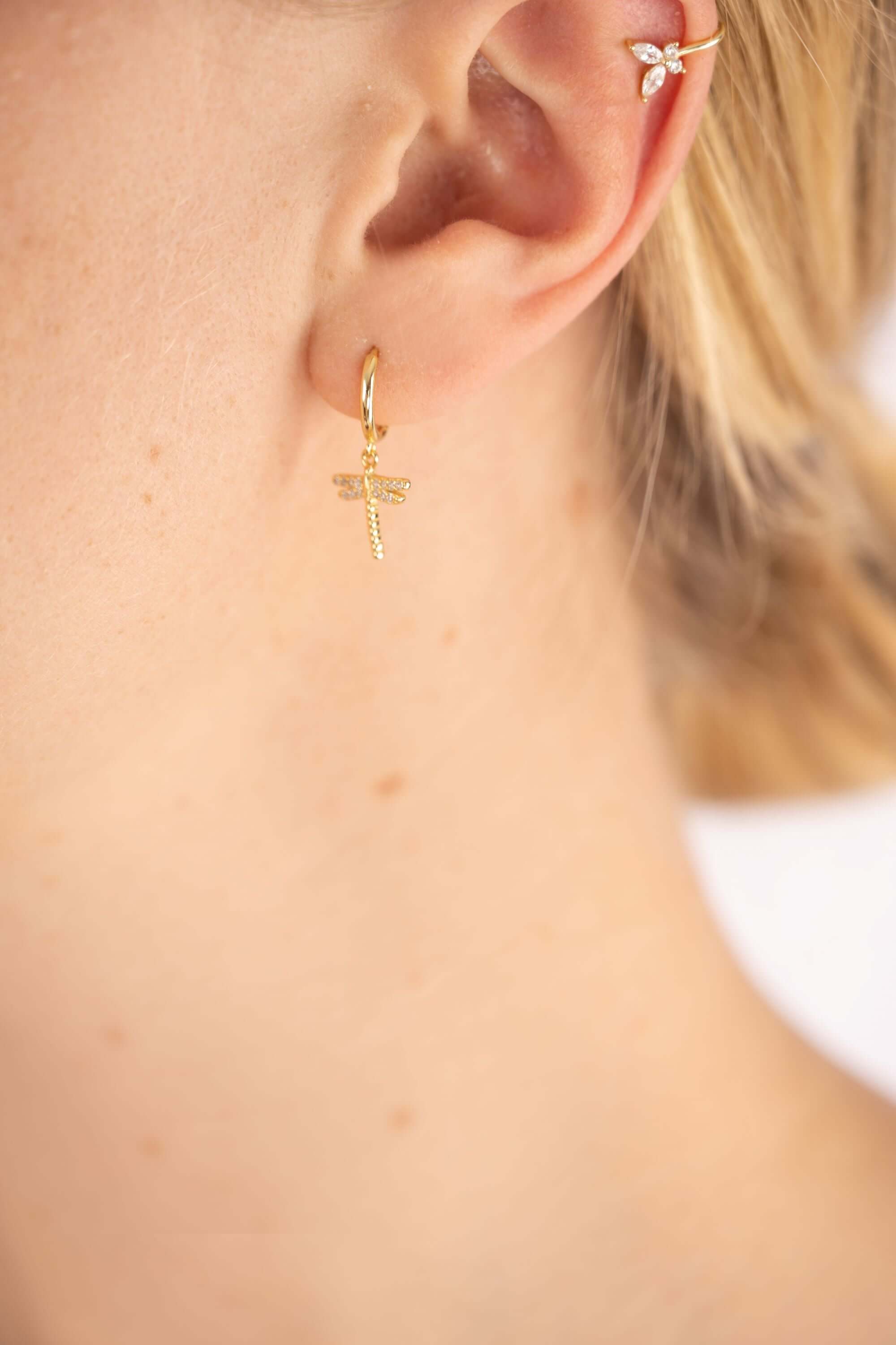 butterfly EARCUFF , 925 Sterling Silber Ohrmanschette