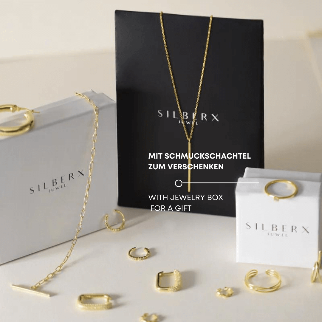Ohrstecker Gold Kugel | 925er Silber Ohrringe 