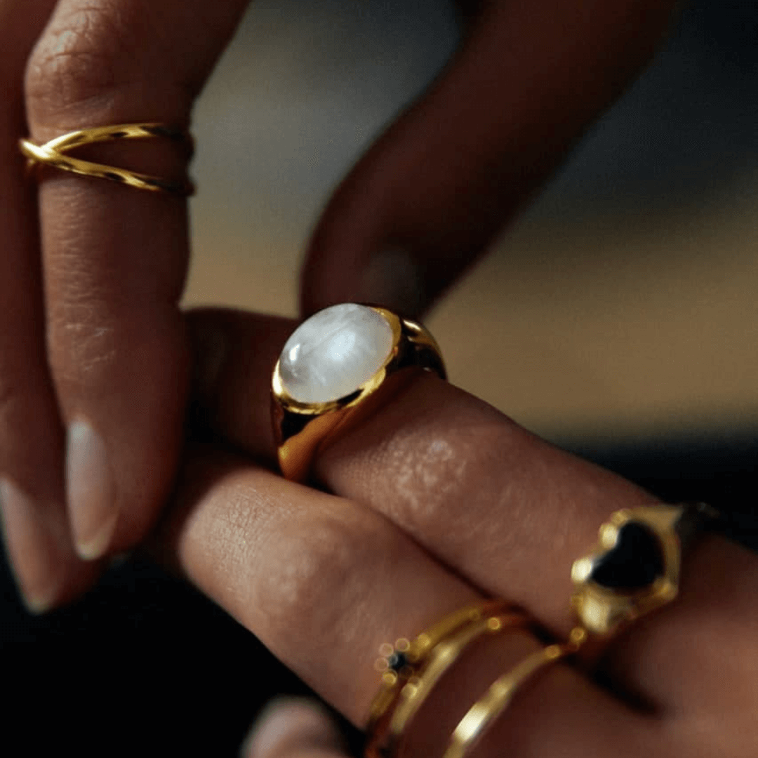 Mondstein ring | 925 Sterling Silber Ring