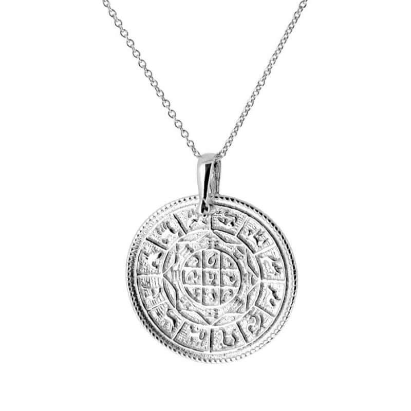 Zodiac kette | 925er Silber und vergoldete Halskette