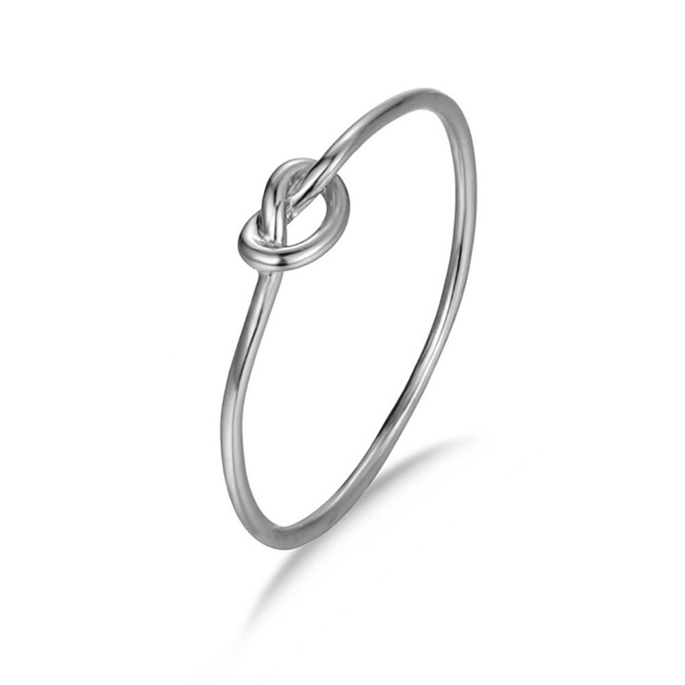 Knoten Ring, 925 Sterling Silber Ring