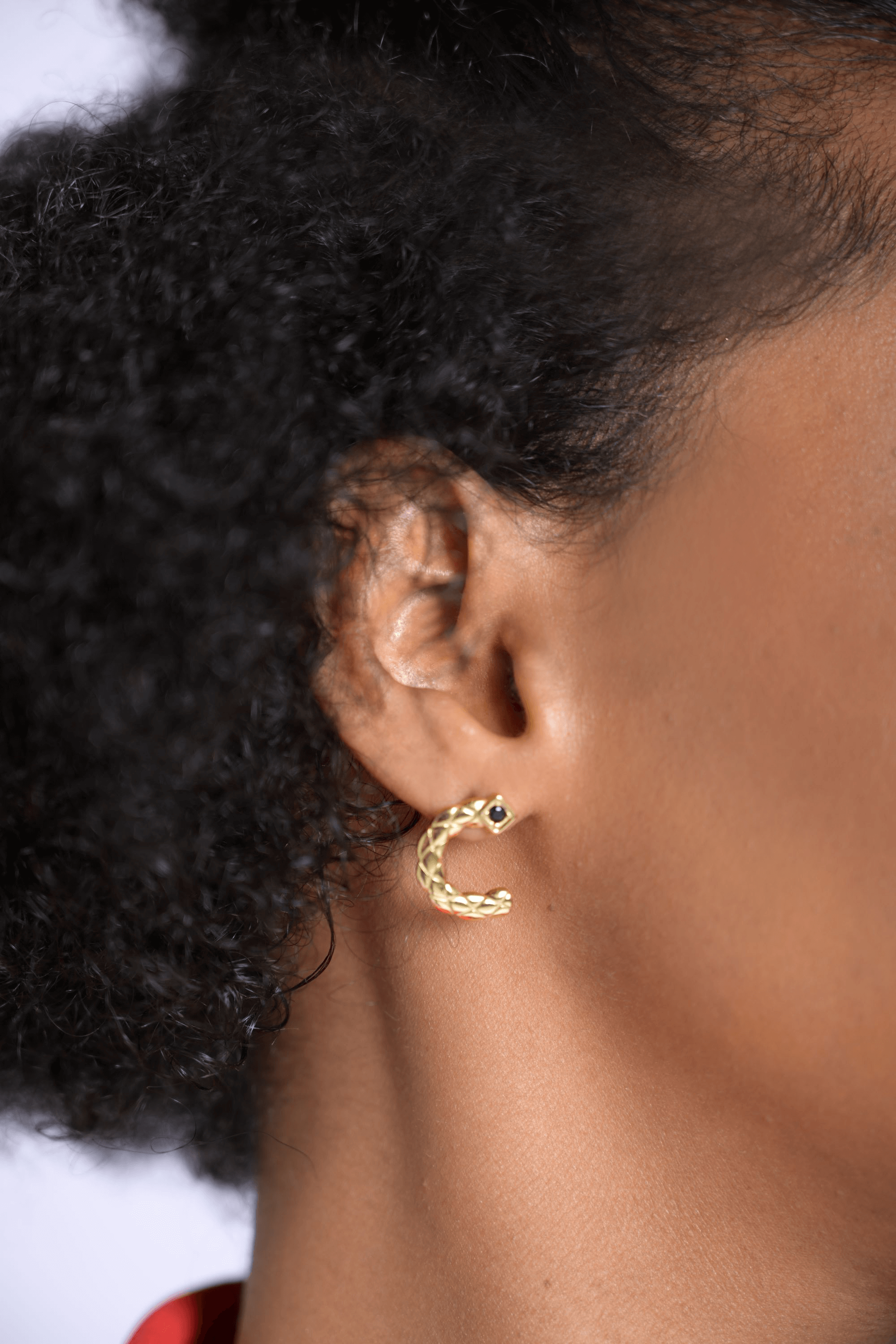 Schlangen Ohrringe | Einzigartiger Creolen Silber