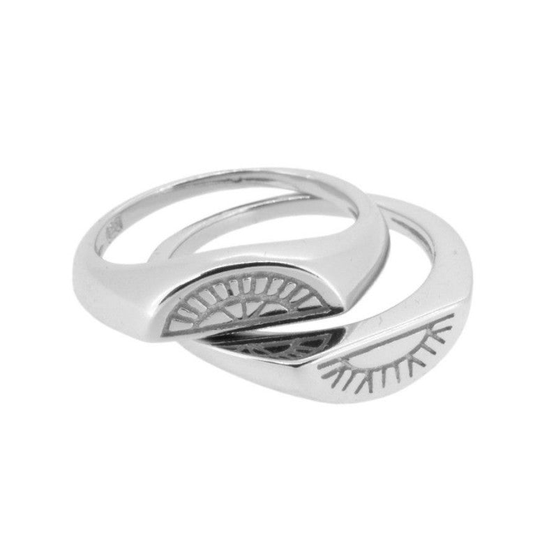 Sonnensiegelring, 925 Sterling Silber Ring