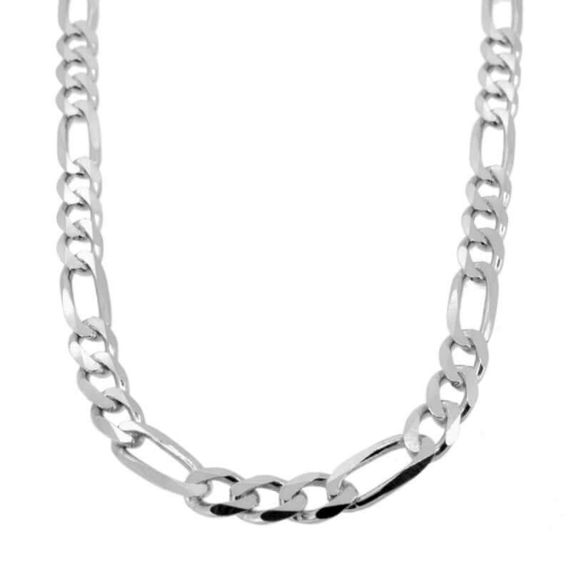 Figaro Halskette, 925 Sterling Silber Halskette 38cm