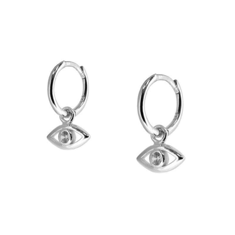 Auge Hoops | 925 Sterling Silber Ohrringe