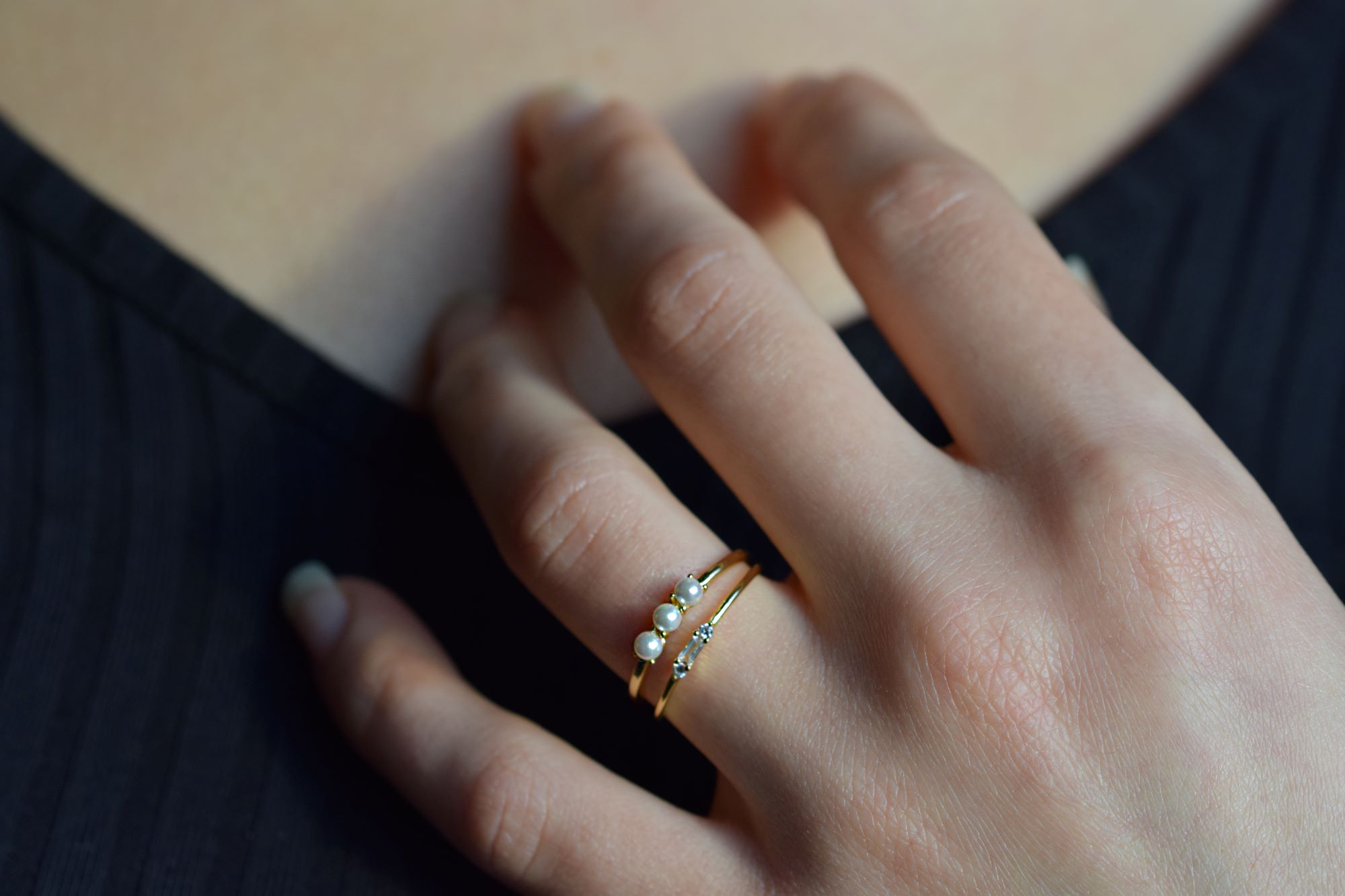 Luminary Allure | Zirkonia-Baguette-Ring | 925 Sterling Silber Ring mit Zirkon